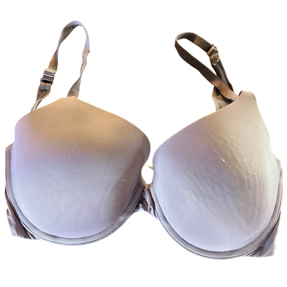 Victorias Secret Uplift Semi Demi Bra Purple Lilac Underwire 32DD Soft Girl Sver
